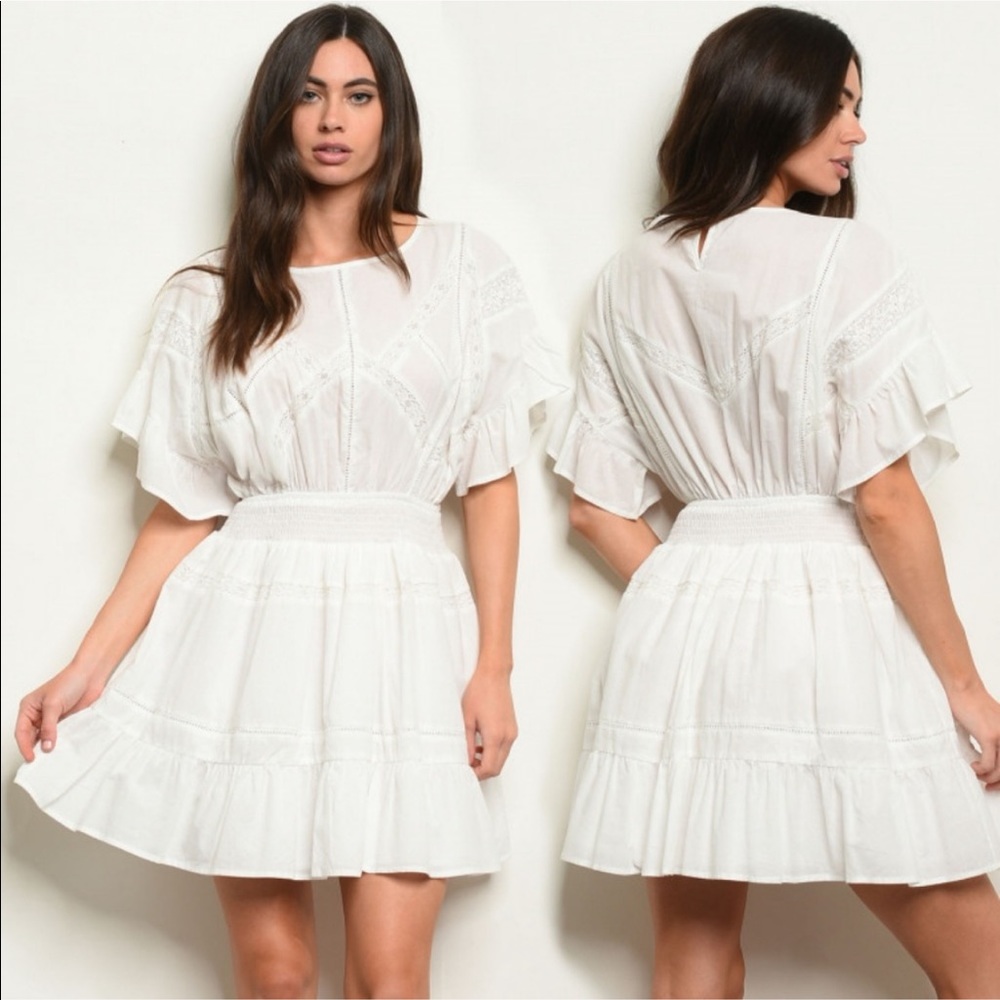 Boho short sleeve dress